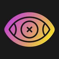Eye Crossed Vector Icon