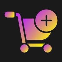 Shoping Cart Add Vector Icon