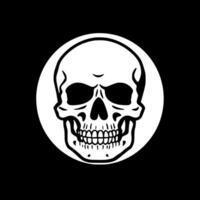 Skull - Minimalist and Flat Logo - Vector illustration