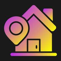 Home Location Vector Icon