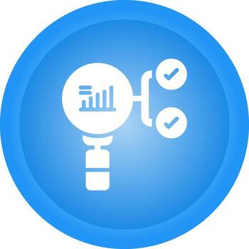 preceptivo analítica vector icono