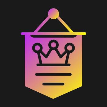 icono de vector de bandera