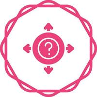 Uncertainty Vector Icon
