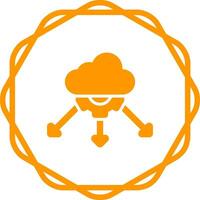 Network Load Balancing Vector Icon
