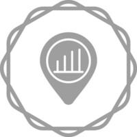 Location Analytics Vector Icon