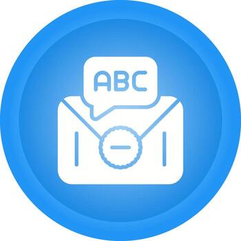 texto mensaje vector icono