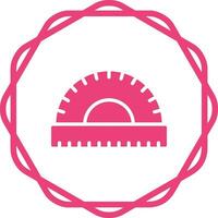 Protractor Vector Icon
