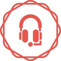 Studio Headphones Vector Icon