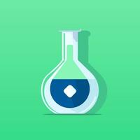 farmacéutico investigación lleno vistoso logo. clínico ensayo. Ciencias laboratorio. laboratorio matraz. diseño elemento. creado con artificial inteligencia. ai Arte para corporativo marca, biotecnología puesta en marcha vector