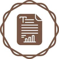 Text Analytics Vector Icon