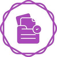 icono de vector de documento