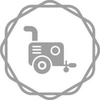 Portable air compressor Vector Icon