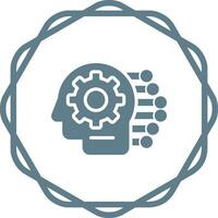 Machine Learning Vector Icon