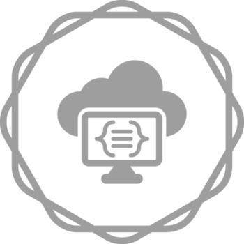 Serverless Computing Vector Icon