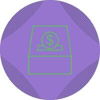 Charity Box Vector Icon