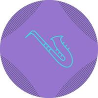 icono de vector de saxofón