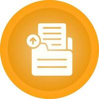Document Upload Vector Icon