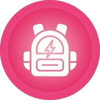 Smart Backpack Vector Icon