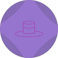 icono de vector de sombrero