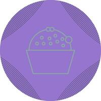 Cup Cake Vector Icon