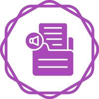 Document Insert Audio Vector Icon
