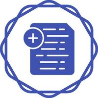 Document Insert Icon Vector Icon