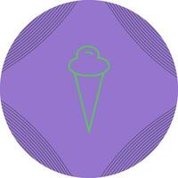 icono de vector de cono de helado