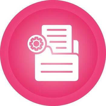 documento ajustes vector icono
