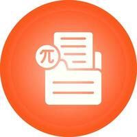 Document Insert Formula Vector Icon