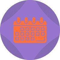 icono de vector de calendario