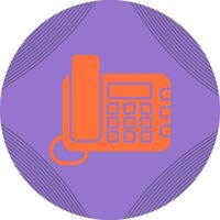 Land Line Phone Vector Icon