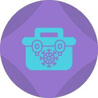 Portable Fridge Vector Icon