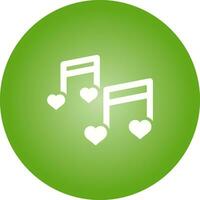 Romantic music Vector Icon