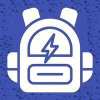 Smart Backpack Vector Icon