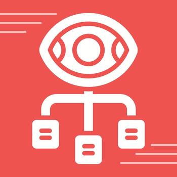 icono de vector de visualización de datos