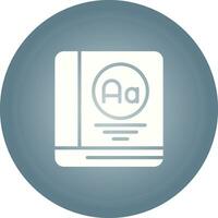 Dictionary Vector Icon