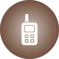 icono de vector de walkie-talkie