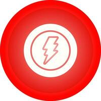 Lightning bolt Vector Icon
