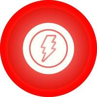 Lightning bolt Vector Icon