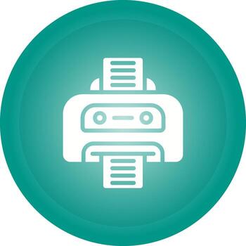icono de vector de impresora