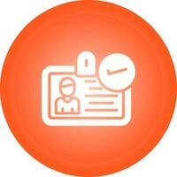 ID Verification Vector Icon
