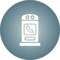 Phone Booth Vector Icon