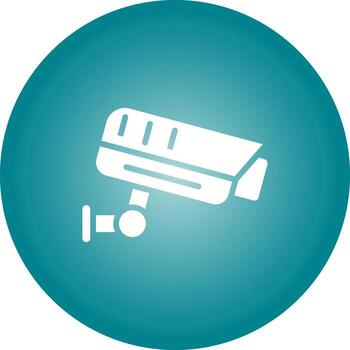 icono de vector de cámara de seguridad