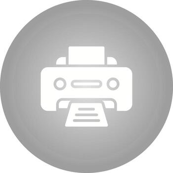 icono de vector de impresora