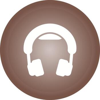 icono de vector de auriculares
