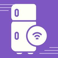 Smart Fridge Vector Icon