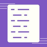 Document Align Left Vector Icon
