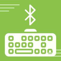 Bluetooth Keyboard Vector Icon