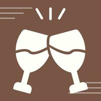 Champagne toast Vector Icon