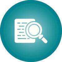 Document Search Vector Icon